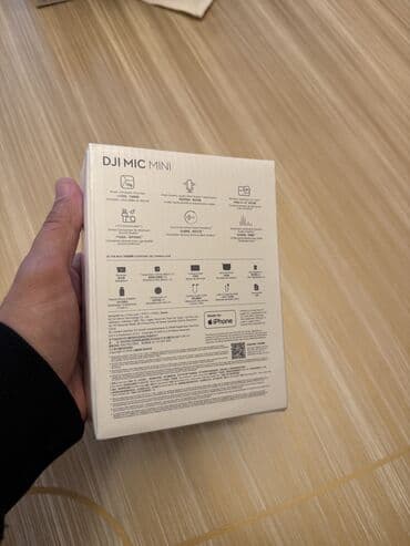 şunurlu mikrafon: Yenidir. Bağlı qutudadır. İstifade olunmayıb. Dji Mic Mini - 300 — 6