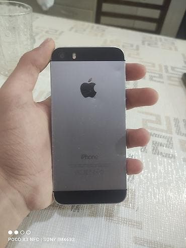 kreditle iphone: IPhone 5s, 16 GB, Qara, Barmaq izi — 8