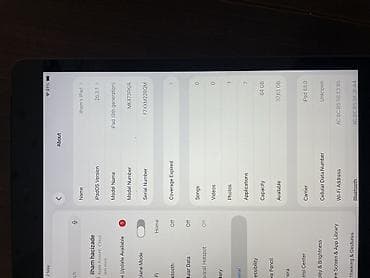 ipad azerbaycan: Apple iPad planşeti Xüsusiyyətlər: - 9.7 düymlük ekran - Wi‑Fi + — 6