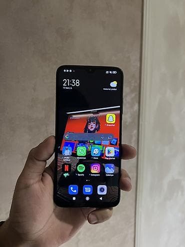 Kompüter, noutbuk və planşetlər: Redmi 9T, 128 GB, rəng - Qara, Barmaq izi — 3