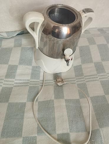 mis samovar: Elektrik samovar/çaydan (paylayıcı kranlı) - Paslanmayan polad gövdə — 5