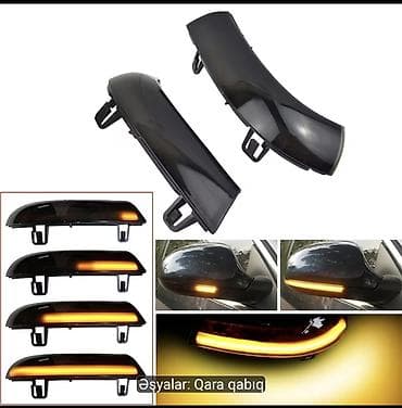 kia optima stopu: Mashin güzgüsü üçün dinamik dönmə siqnalları (LED) – qara korpus — 6