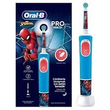 Бытовая техника: Oral-B PRO Kids+ elektrik diş fırçası – Spider-Man dizaynı - Uşaqlar — 1