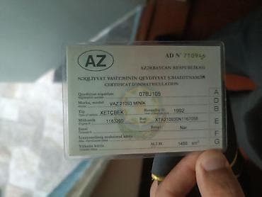 maşin rulu: VAZ (LADA) Samara: 1.5 l | Hetçbek — 6