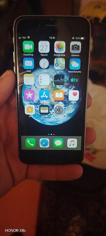 iphobe se 2016: IPhone 6, Space Gray, Barmaq izi — 1