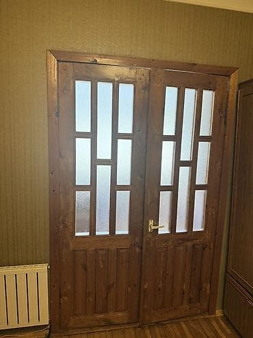 otaq qap: Taxta otaq qapıları dəsti - Material: tam ağac (taxta), klassik — 1