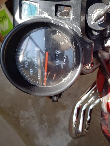 skuter almaq: MX49 qırmızı skuter/moped - Model: MX49 - Rəng: qırmızı, xrom — 2