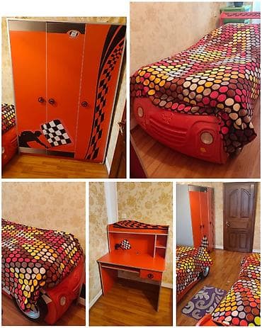 Gənc yataq dəsti 400₼. 2 ədəd maşın çarpayıdı,matrasları var.yaxşı