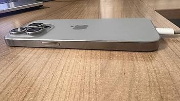 2.el apple telefon: IPhone 15 Pro, 128 GB, Gümüşü, Simsiz şarj — 5