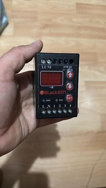 rele 24vdc omron: BlackSTN DTR-02 cərəyan releyi (1–25 A) - Model: DTR-02 - Ölçmə — 1