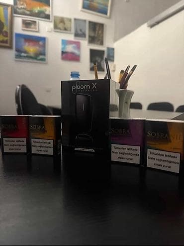 qelyan: Ploom X Advanced tütünqızdırma cihazı və Sobranie tütün çubuqları — 1