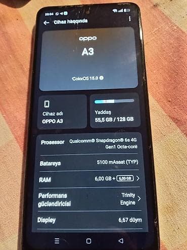 lg g2 d802: Oppo A3, 128 ГБ, цвет - Белый — 3