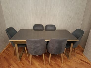 реставрация старой мебели в баку: 4598 //& Lamie Masa dəsti satılır. 6stulla. Embawood dan alınıb — 1
