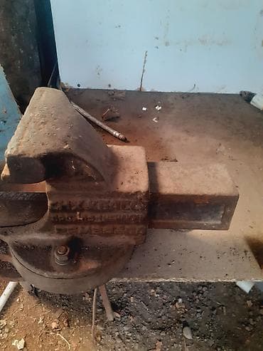 usta aləti: Dəzgah üçün metal sıxac (qısqac) – güclü tökmə dəmirdən - Ağız eni — 1