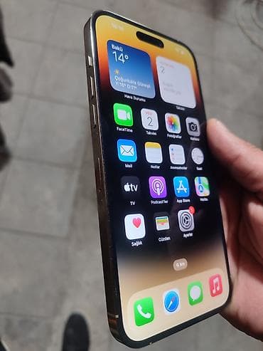 iphone 14 pro max replika: IPhone 14 Pro, Gümüşü, Face ID — 5
