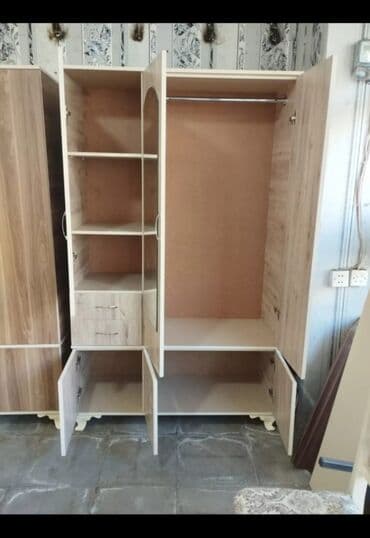 laminat qiyməti: Yeni, Açılan, 3 qapılı Düz dolab, Dolab-asılqan, Azərbaycan — 6