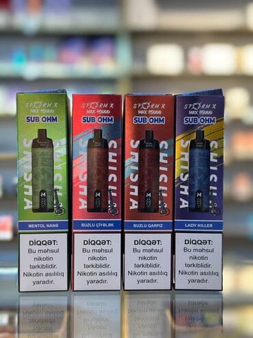 Məhsulun adı: Mosmo Tüstü sayı: 15 000 Məhsul haqqında:e-maye və