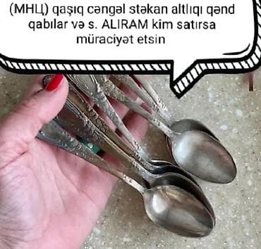 MHLİ məmulatlarının qəbulu – alıram: - Qaşıq, çəngəl, bıçaq dəstləri - lalafo.az -da MHLİ məmulatlarının qəbulu – alıram: - Qaşıq, çəngəl, bıçaq dəstləri -