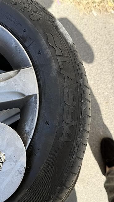 disk lada: 4 ədəd avtomobil təkəri və disk qapaqları dəsti. - Marka: Lassa (yan — 4