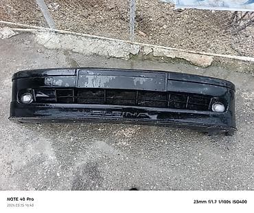 Alpina ön bamperi - Rəng: qara, parlaq - Material: plastik/kompozit -