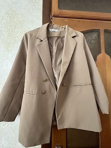 QiQi brendi qadın blazer - Rəng: bej/şampan tonu - Dizayn: ikicərgəli — 4