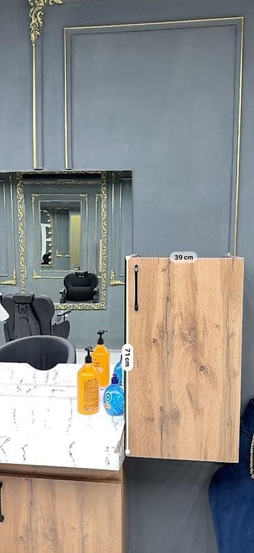 salon lampa: Mebel dəsti – şkaf və asma dolab - Material: laminatlanmış MDF/LDSP — 4