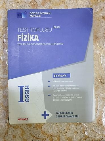 Fizika üzrə abituriyent və məktəb proqramına uyğun kitablar dəsti — 4