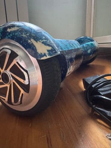 hover bohart: Hoverboard (öz-özünü balanslaşdıran skuter) - Korpus: mavi “kosmos” — 2