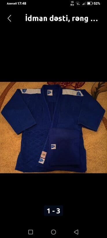 Köynəklər: Məhsul: Cüdo kimono dəsti - Brend: Green Hill _160razmer - Rəng — 1