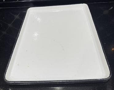 dekorativ quslar: Metal servis podnosu sovetin yeni - Material: emal örtüklü metal - — 2