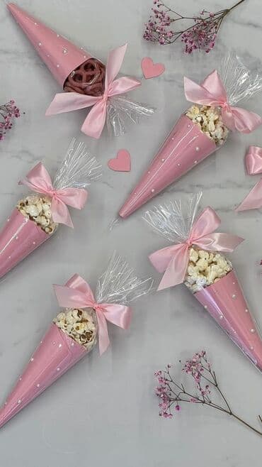 ağ gilas mürəbbəsi: Şirniyyat hədiyyə konusları – tədbirlər üçün zərif təqdimat - Konus — 1