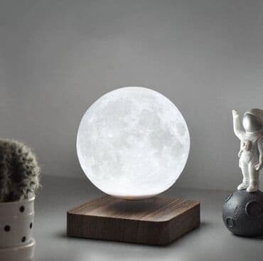 gecə lampası: Maqnetik Ay Lampası🌓 Qiymət : 130 AZN🌙 🌙3 rəng dəyişimi 🔌Elektrikə — 6