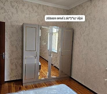 tek dolab: Güzgülü paltar şkafı - Ölçü: 160 × 200 × 47 sm (üzərində qeyd olunan — 1