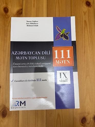 Məhsul: “Azərbaycan dili – Mətn toplusu: 111 mətn” (IX sinif) Təsvir