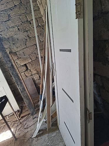 seyfi qapi: Ağ rəngli otaq qapısı – komplekt - Material: MDF/Laminit üzlük - — 3
