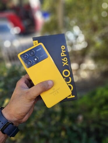 qaqa profil şəkilləri: Poco X6 Pro, 512 ГБ, цвет - Желтый, Отпечаток пальца — 1