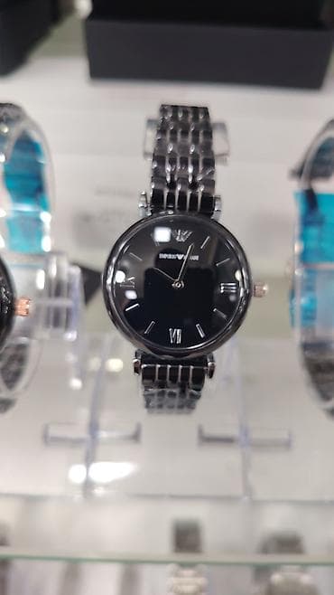 armani canta: Emporio Armani qadın saatları – zərif keramika kolleksiyası • Korpus — 3