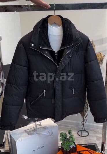 böyük bədən kişi geyimləri: Kurtka, Bolonka, Qış, Balenciaga, XL — 2