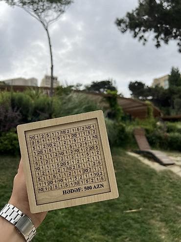 Böyük hədəflər planlı qənaətlə başlayır. 💵✨ Bu taxtadan hazırlanmış — 5