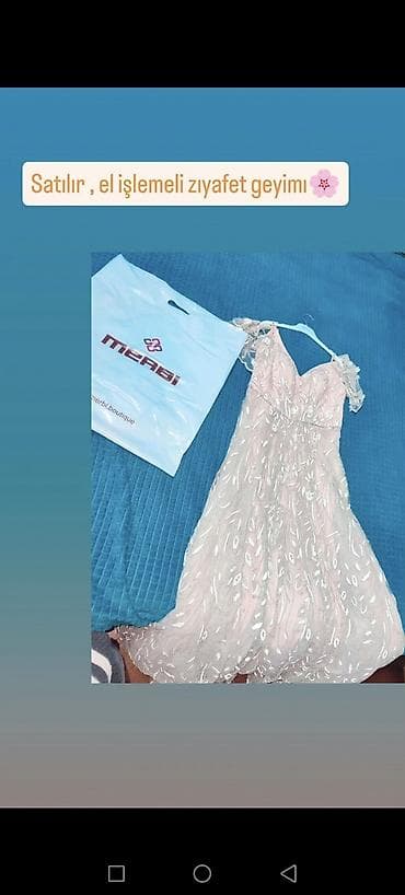 Şəxsi əşyalar: El işləməli ziyafət geyimi - Brend: MERBI (askar torbası/asma üçün — 1