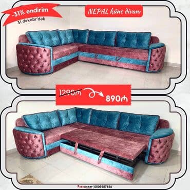 toyuq əti: Künc divan, Yeni, Açılan, Bazalı, Parça, Şəhərdaxili pulsuz çatdırılma — 1