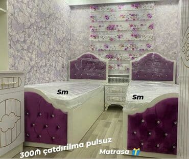 Çarpayılar: Yeni, Təknəfərlik çarpayı, Bazasız, Matras ilə, Siyirməsiz, Azərbaycan — 1