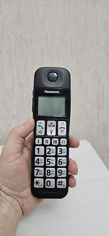 soba borusu: Stasionar telefon Panasonic, Simsiz, İşlənmiş, Ünvandan götürmə — 3