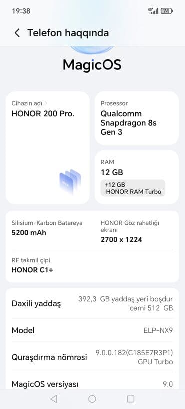Məişət texnikası: Honor 200 Pro, 512 GB, rəng - Qara, Simsiz şarj — 7