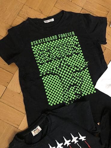 детские футболки однотонные: Uşaq köynəkləri dəsti - Miqdar: 5 ədəd - Ölçü etiketləri: Kenan Kids — 4