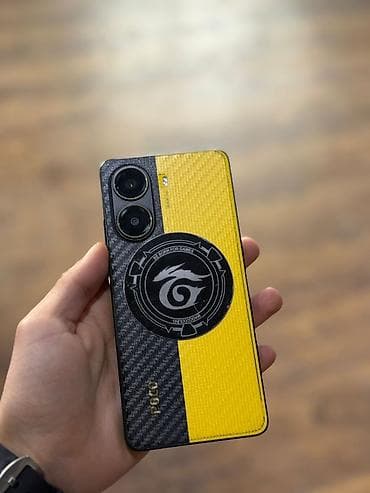 iphone 6 64 g: Poco X7 Pro, 256 GB, rəng - Sarı, Barmaq izi — 2