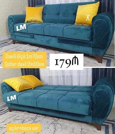 Офисная мебель на заказ: Диван, Велюровая ткань, С подъемным механизмом, Раскладной — 3