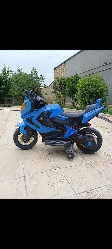 uwag mawini: Uşaq elektrik motosikleti – Y1600T modeli, mavi rəng. Afa — 1