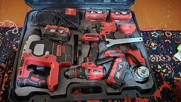 lezva disk: Milwaukee M18 akkumulyatorlu alət dəsti Tərkib: - M18 SDS-Plus — 7