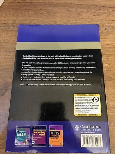 real gitara: Məhsul: Cambridge English IELTS 7 — With Answers (MP3 CD ilə) Təsvir — 2